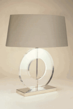 PORTA ROMANA - ROUND PERSPEX POLO LAMP